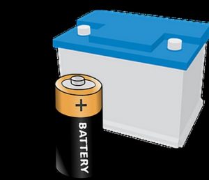 illustration of batteries
